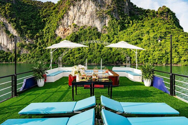 SONATA Halong 5-Star Day Cruise, Buffet, Cave, Kayak, Swimming