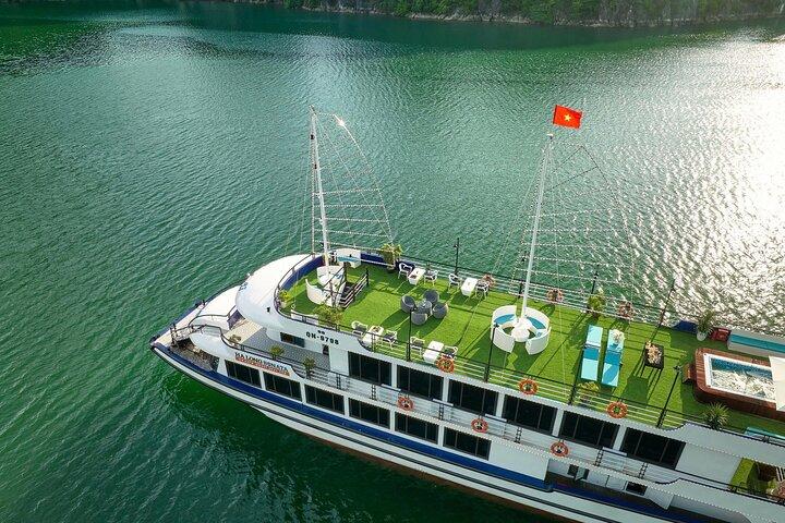 SONATA Halong 5-Star Day Cruise, Buffet, Cave, Kayak, Swimming