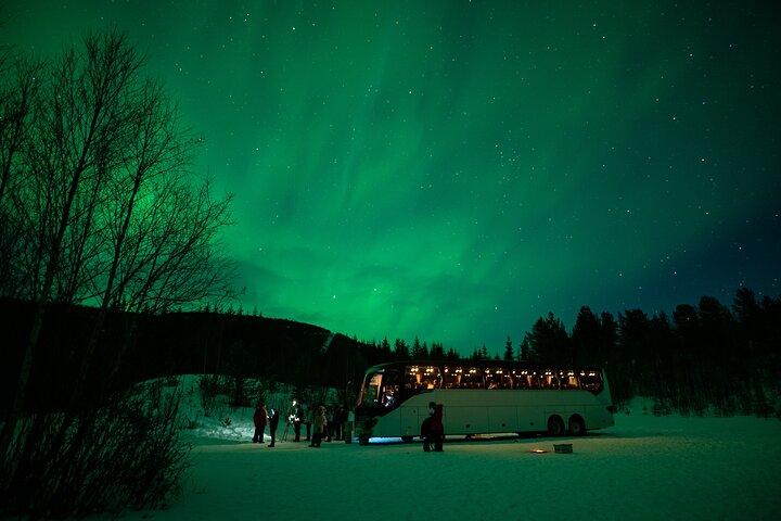 Northern Lights Big Bus Chase with Chasing Lights