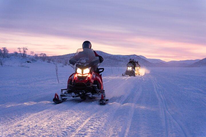 Snowmobile Adventure to 3-Country Border