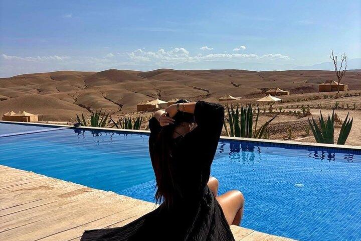 Marrakech Desert: Agafay & Quad and Camel ride, Lunch, and Pool