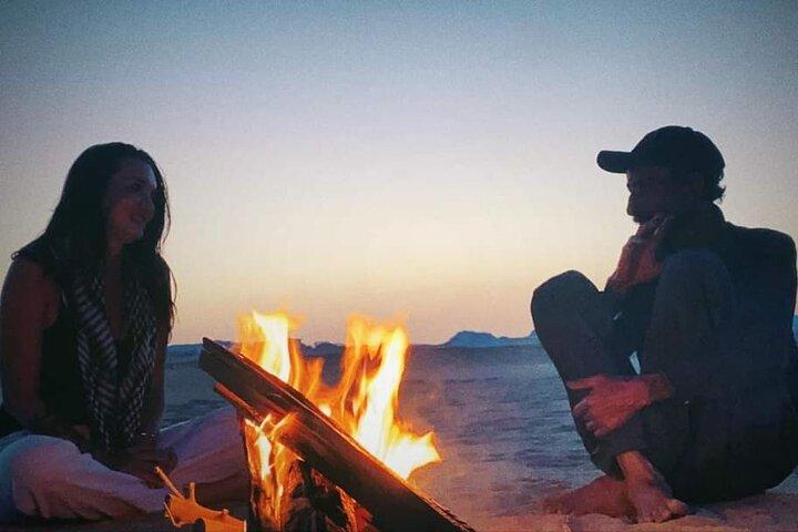 black & white desert oasis tour 2 days 1 night camping and safari