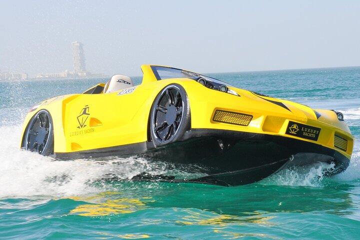 Jet Car Ride in Dubai – Drive a Supercar on Water!