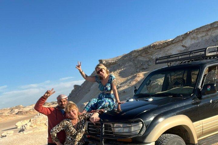 black & white desert oasis tour 2 days 1 night camping and safari