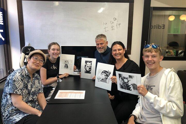 Manga and Anime Drawing Workshop in Kyoto