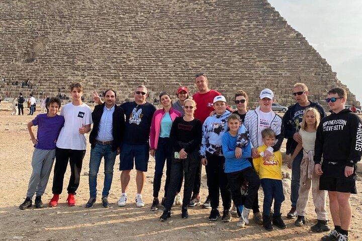 Day Tour To Giza Pyramids & Sphinx & Grand Egyptian Museum&Bazzar