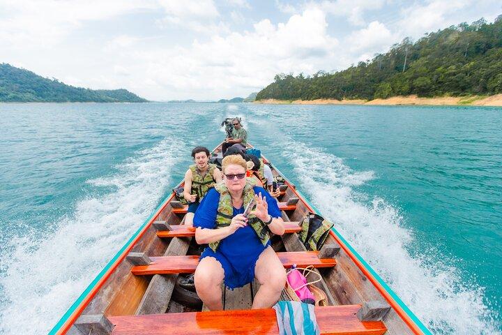 Cheow Lan Lake and Raft House Day Tour from Khao Sok