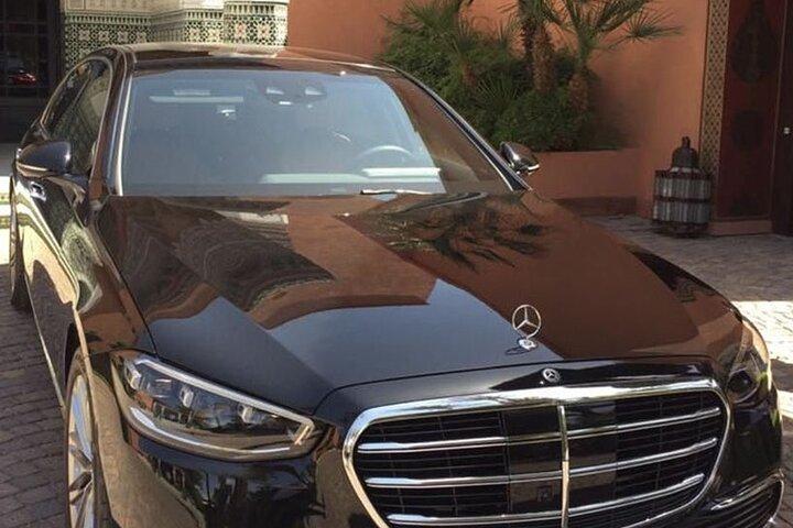 VIP Transfer Luxury Mercedes limo from Marrakech Airport Hotels