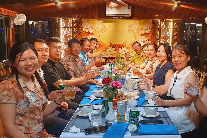Hue: VIP Dragon Boat Dinner Cruise on the Perfume River