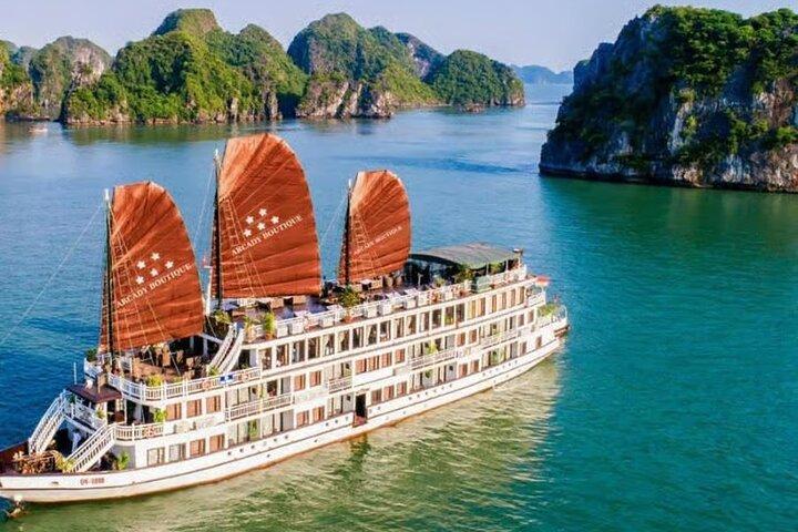 Hanoi: 2D1N Ha Long Bay Luxury Escape on Arcady Boutique Cruise