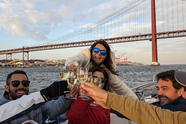 Private Boutique Lisbon Boat Tour Sunset Sailing and Drinks