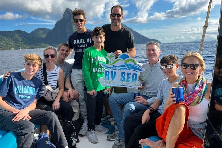 St Lucia Private 45Min* Speedboat Transfer from Resort to Airport
