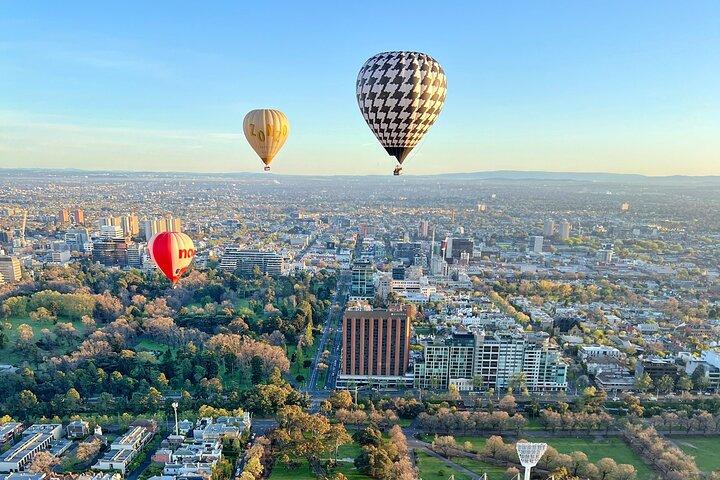 Melbourne City Sunrise Hot Air Balloon Flight with GoPro Photos