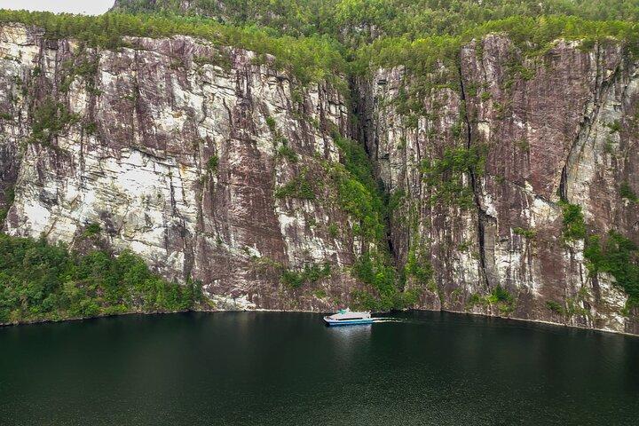 Half-day fjord cruise from Bergen to Mostraumen