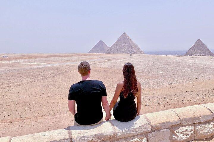 Explore Giza Pyramids with Camel, ATV, Dinner Cruise, & Shopping