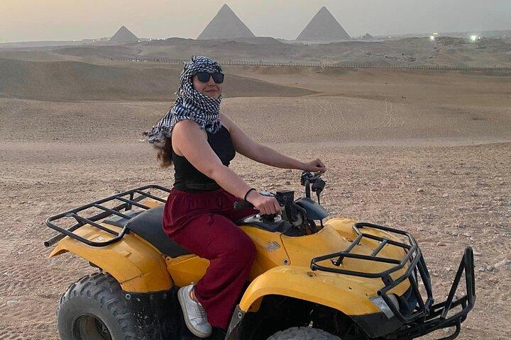 Giza Pyramids,Sphinx,Camel Ride,ATV Bike,Shopping, Dinner cruise