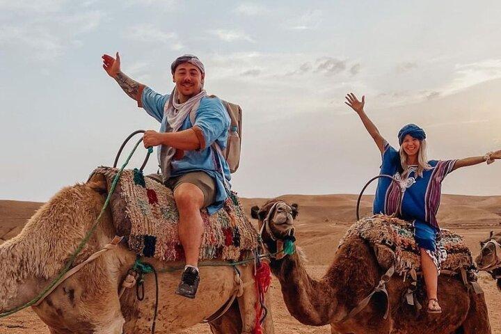 Magical Dinner in Agafay Desert with a Sunset Camel Ride