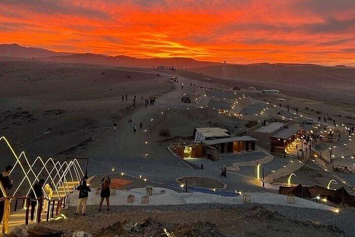 Magical Dinner in Agafay Desert with a Sunset Camel Ride