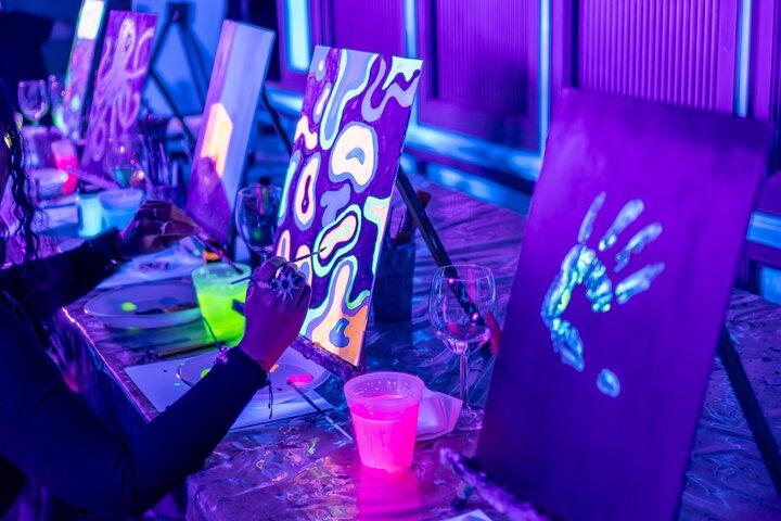 Rome by Night: Neon Painting with Unlimited Wine