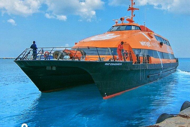 Round Trip bus and ferry ride from Cancun to Cozumel
