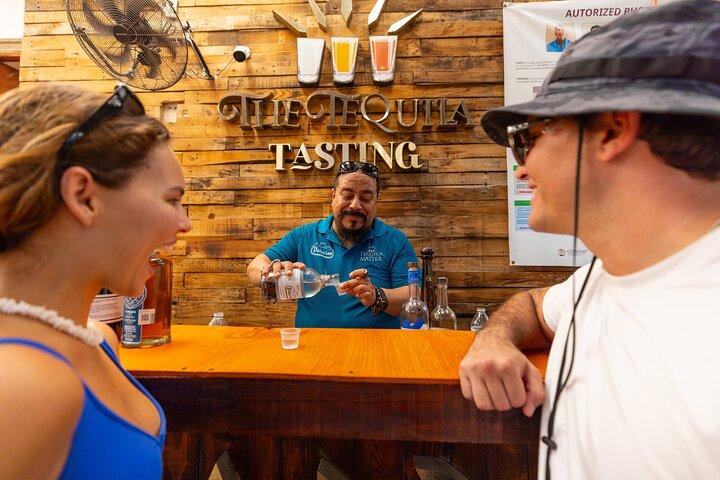 Beachside Tacos & Town Tour with Tequila Tasting From Cancun