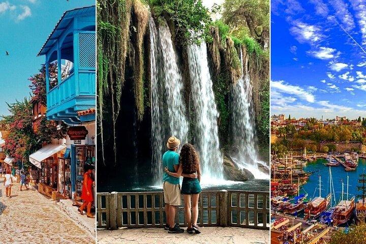 Side / Manavgat : Antalya City Tour w/Düden Waterfall & Boat Trip