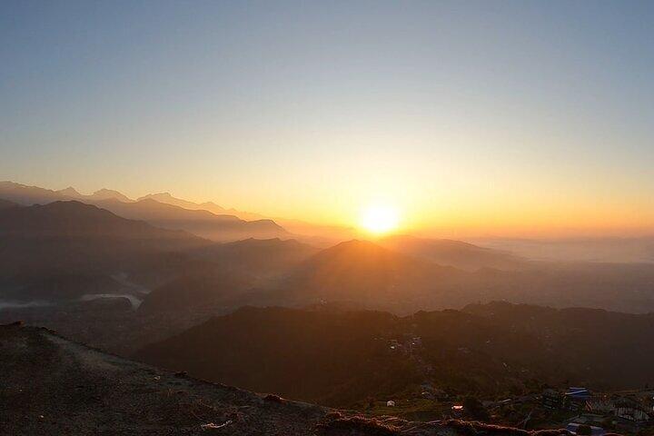 Luminous Sarangkot: A Breathtaking View of the Himalayas"