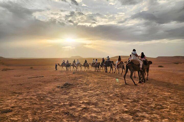 Marrakech: Agafay Desert Sunset, Camel Ride, and Dinner Show