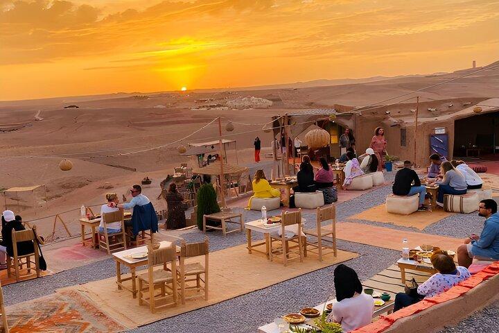 Marrakech: Agafay Desert Sunset, Camel Ride, and Dinner Show