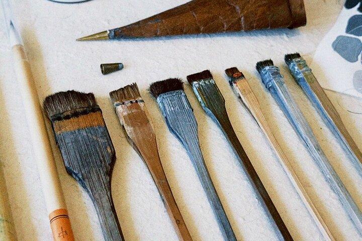 Kyoto: Yuzen Dyeing Workshop with Tenugui Souvenir