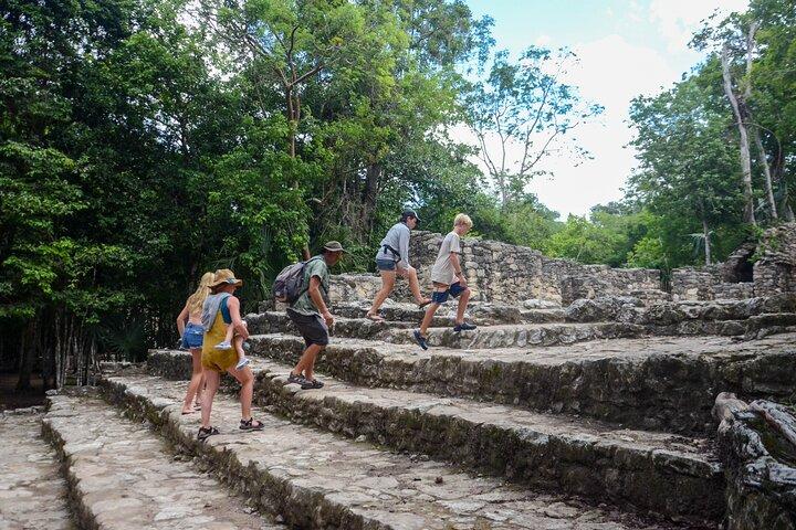 Private Coba & Jungle Adventure: Zipline, Rappel & Cenote
