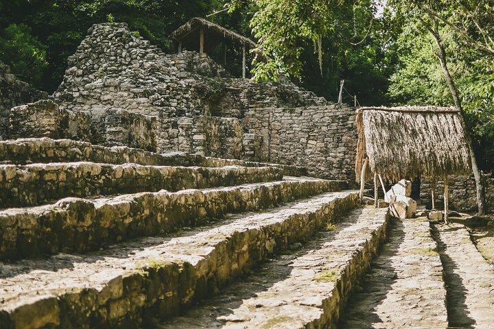 Private Coba & Jungle Adventure: Zipline, Rappel & Cenote