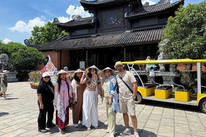Bai Dinh Pagoda & Trang An Grottoes Deluxe Day Tour from Hanoi