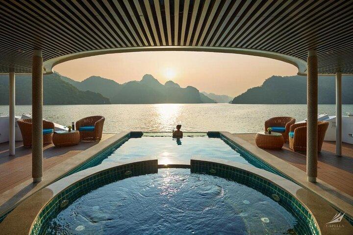 Top Lan Ha Bay Experience: 2D1N Capella 6-Star Cruise from Hanoi