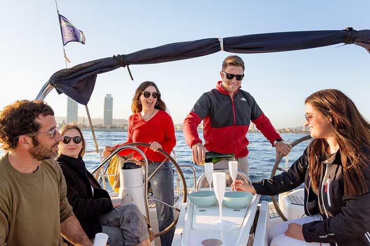 Sunset Sailboat Tour along the Coast with Open Bar