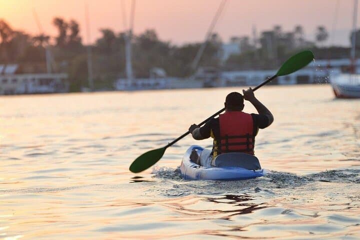 Kayaking on the Nile River in Luxor