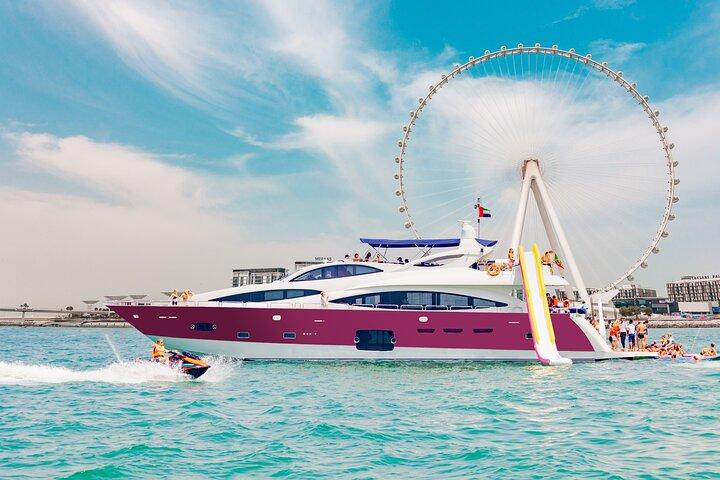 Dubai Yacht Ride & Slide, Snorkeling with Live B.B.Q and Drinks