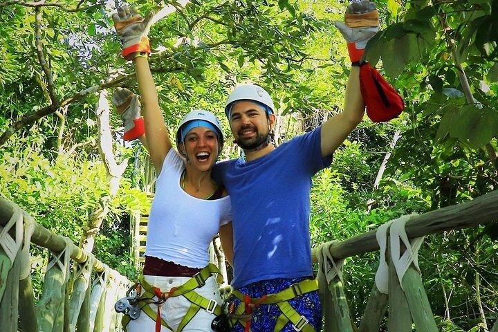 Adventure in Ziplines, ATVs and Cenote in Selvatica from Cancun