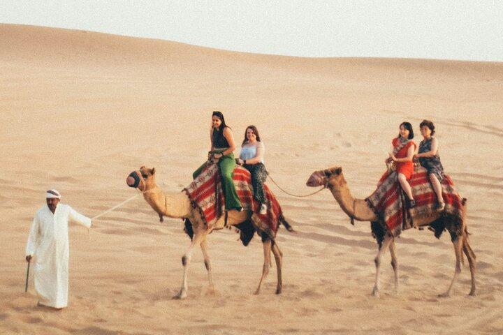 Abu Dhabi: Desert Safari, Camel Ride, Live Shows, and BBQ Dinner