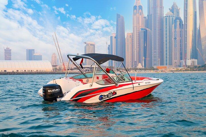 Dubai: Private Boat Tour - JBR/Burj Al Arab/Atlantis options