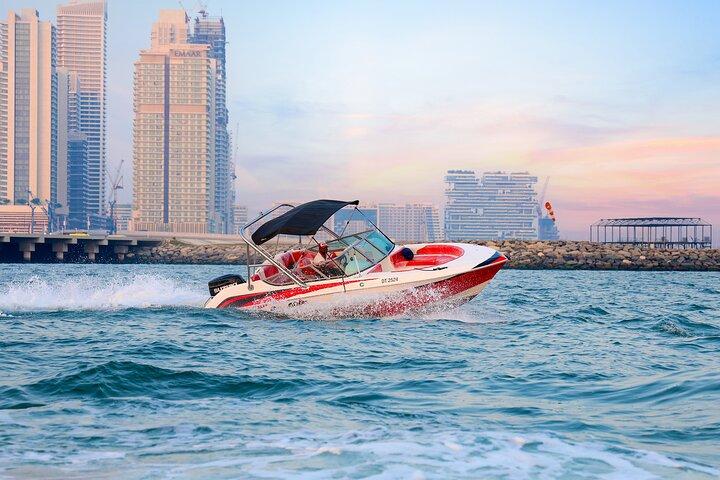 Dubai: Private Boat Tour - JBR/Burj Al Arab/Atlantis options