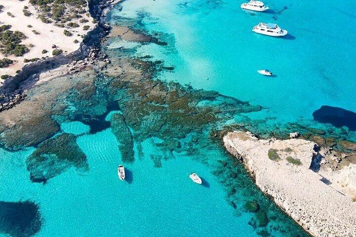 From Latchi: 3 hrs Blue Lagoon Akamas Cruise & large slide