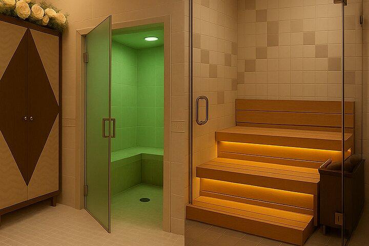 Spa Service: Hot Stone Body Massage with Private Sauna