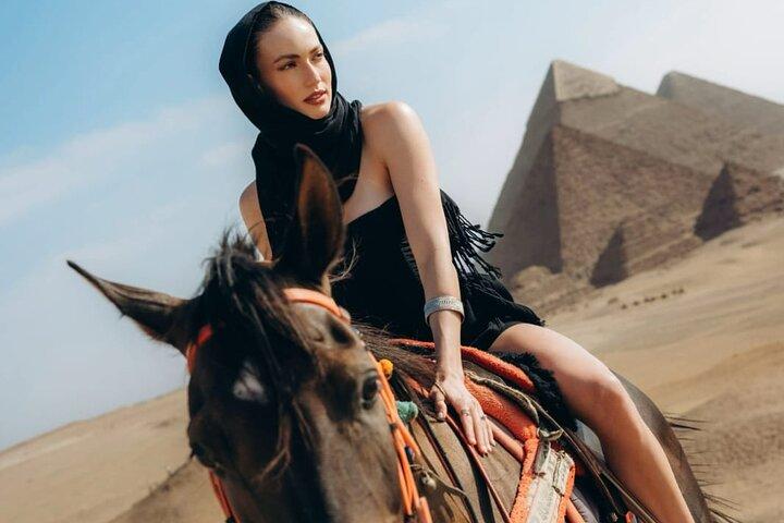 Half-Day Pyramids Tour with Horse Jump Photo & 9-Pyramids View