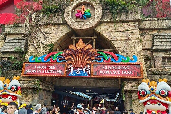 Private Day Trip to Guangdong Romance Park with Amazing Live Show