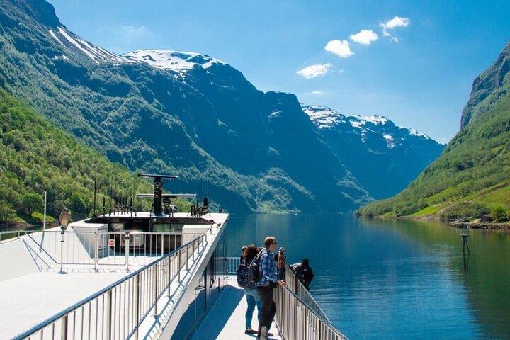 Guided day Tour - Nærøyfjord Cruise, Flåm & Stegastein Viewpoint