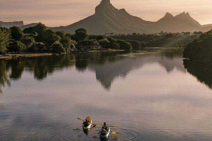 Mauritius Guided Sunrise Kayak Tour on the Tamarin River