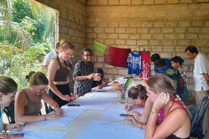Batik Making Workshop in Galle