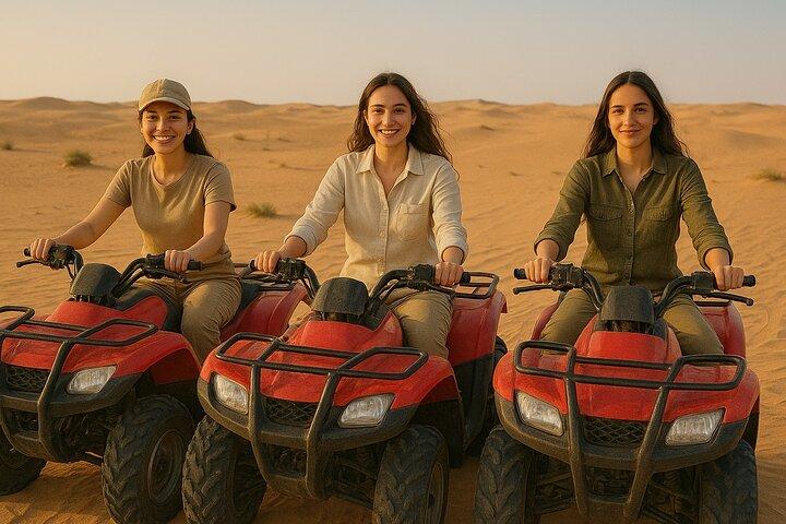 Evening Desert Safari With Quad Bike, BBQ dinner & live shows