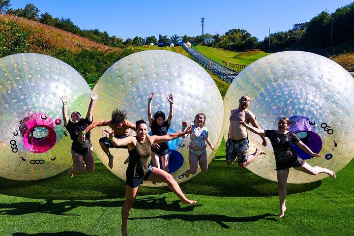 Outdoor Gravity Park Zorbing Admission Ticket in Pigeon Forge